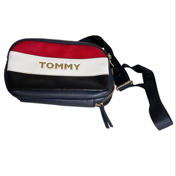Tommy Hilfiger Handbags - TOMMY HILFIGER Convertible Belt Bag Crossbody Bag Red White Blue NEW NWT